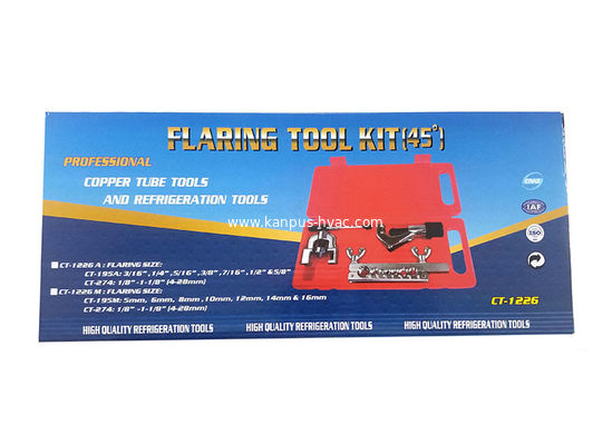 45°Common ExtrusionType Flaring Tool Kits CT-1226, (tube tool, hand tool, refrigeration part)