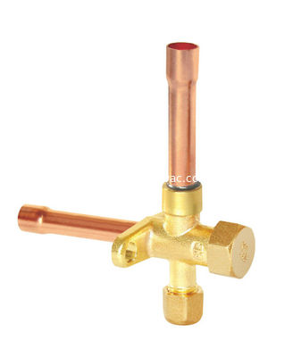 Air Conditioner Service Valve, split brass valve, A/C valve, HVAC/R part, refrigeration brass valve