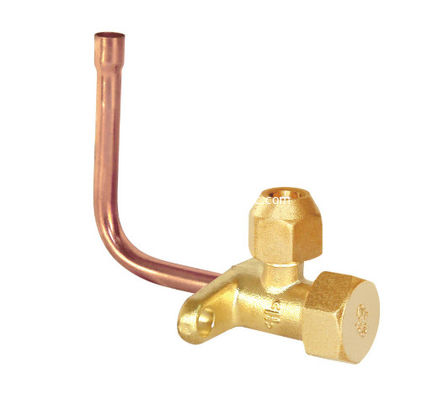 Air Conditioner Service Valve, split brass valve, A/C valve, HVAC/R part, refrigeration brass valve