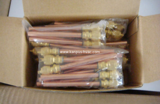 Refrigeration copper access valve, charging valve, HVAC valve 1/4", refrigeration valve