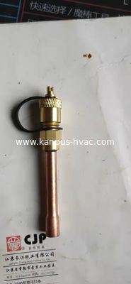 Air condition access valve, refrigeration charging valve, HVAC valve 1/4", brass valve