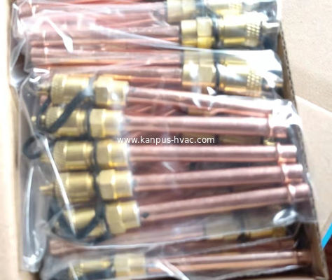Air condition access valve, refrigeration charging valve, HVAC valve 1/4", brass valve