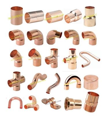90 degree copper long radius elbow C x C, (copper pipe fitting, copper elbow, HVAC/R copper fitting)