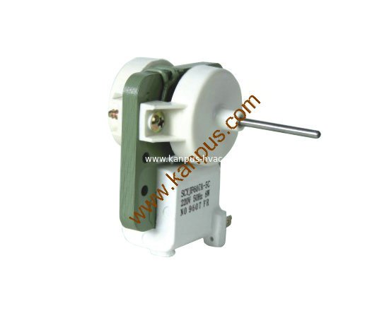 Refrigerator shaded pole motor SCY JF 607A-5C (freezer motor, HVAC/R motor)