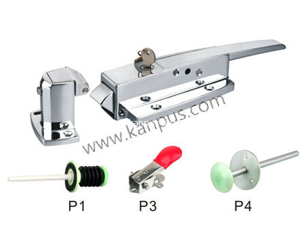 Cold storage door latch W-38, refrigeration latch, cold room door safety latch, HVAC/R latch