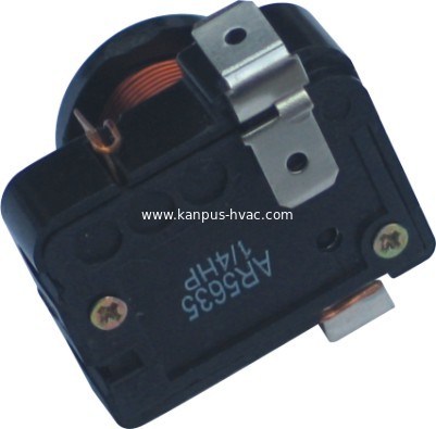 Refrigerator RP relay A-009, compressor parts, A/C spare parts, HVAC/R parts, motor relay