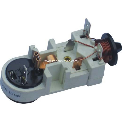 Refrigerator White Danfoss long relay A-002 (compressor parts, A/C spare parts, HVAC/R, refrigerator parts