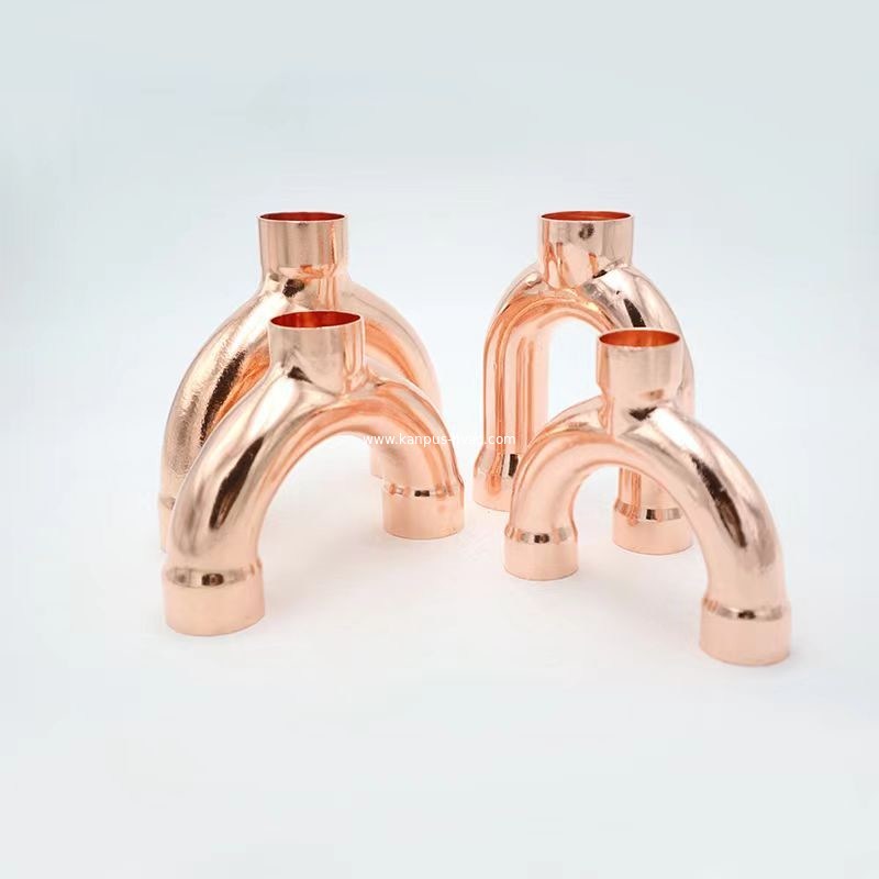 Copper Tee open (copper U bend, (copper fitting, air conditioning parts, HVAC/R part)
